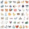 10 30 50Pcs Watercolor Farm Animals Stickers For Suitcase Skateboard Laptop Luggage Phone Car Styling Diy Decal Pegatinas