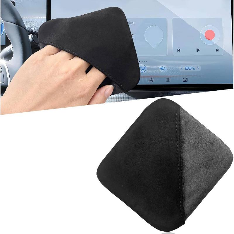 Car Touch Screen Cleaning Cloth, Double Side Microfiber Cleaning Cloth For Car And Glass Screens For Laptops