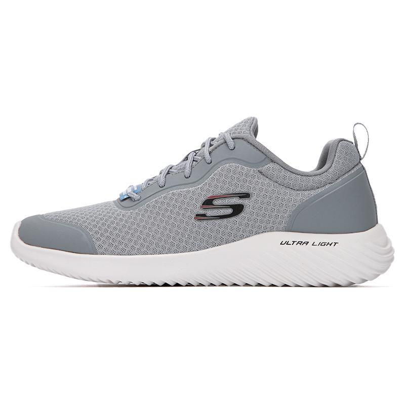 Skechers Bounder Voltis Полиэстер ЭВА Повседневные Спортивные Низкие Кроссовки Стиль Жизни Мужские кроссовки Серый 232005-GRY 41