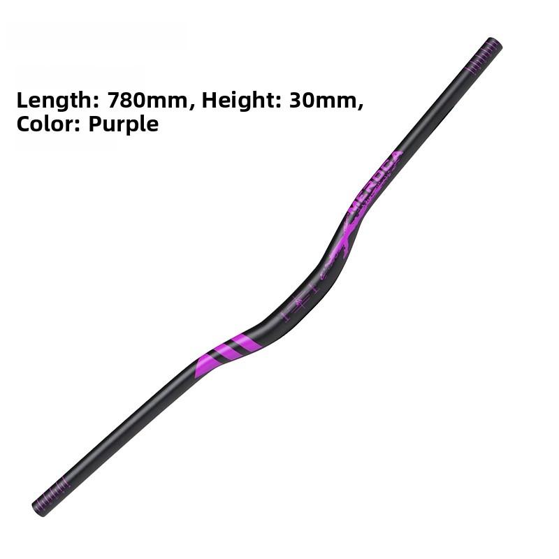 MEROCA Mountain Bike Handlebar 318MM Aluminum Alloy Bicycle Ultra-light Extended 780mm Small Swallow Handlebar Set