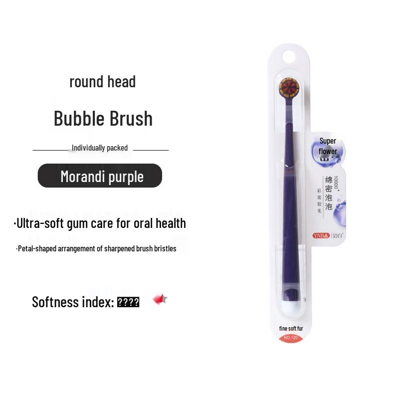 Haodent Soft Bristle Small Round Head Toothbrush