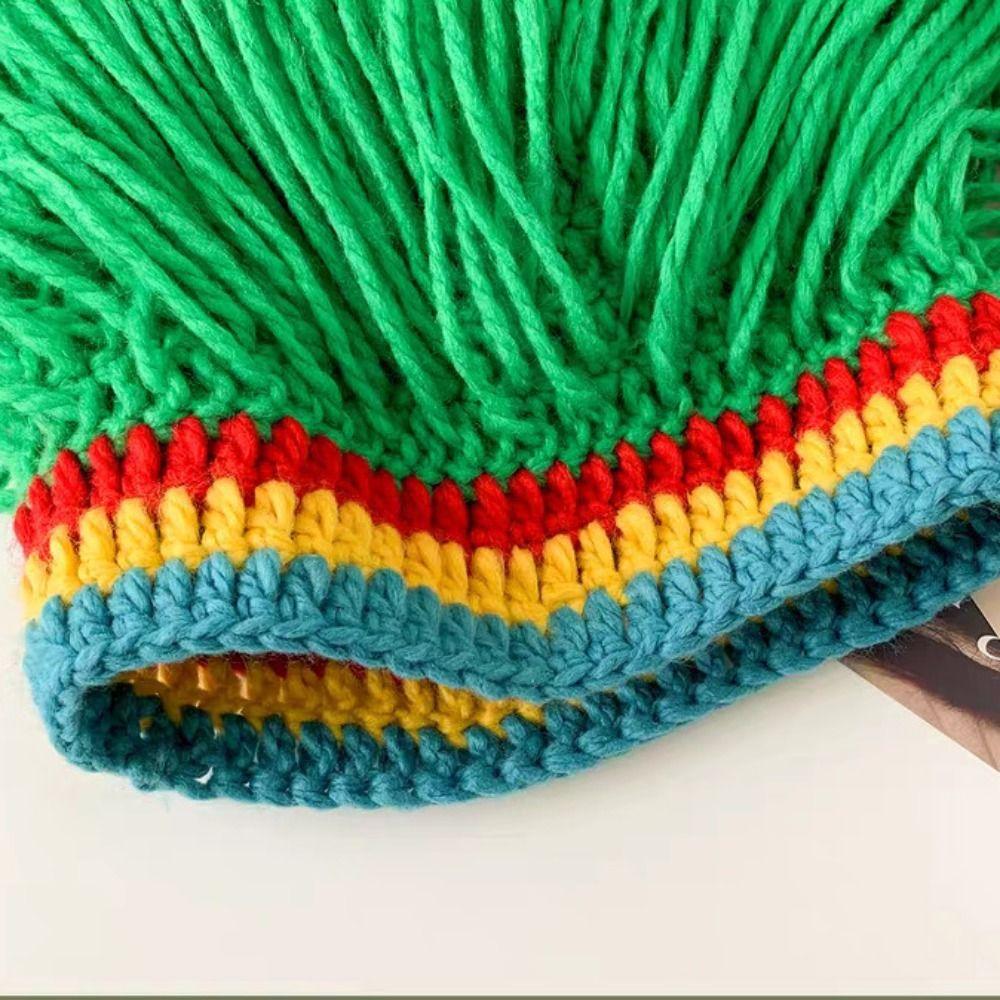 Thick Dreadlocks Wig Synthetic Hair Braid Hat Creative Beanie  Balaclava