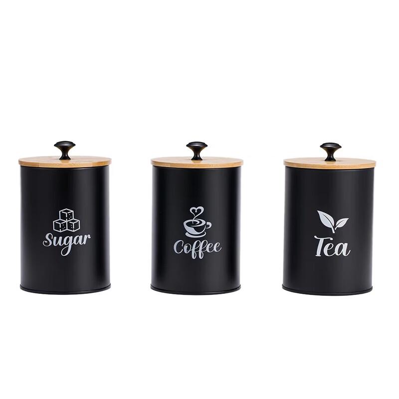 Carbon Steel Kitchen Storage Canister Set