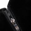 Stivaletti alla Caviglia con Tacco Grosso Peluche da Donna Autunno e Inverno Neri Taglia Grande Versatili Stivaletti Corti con Tacco Alto