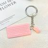 Creative Mini Keyboard Mouse Keychain Cute Simulation Key Ring Pendant School Bag Pendant Keychain Accessory Gift