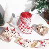 1Pc  Christmas Imitation Linen Ribbon Decorations Christmas Tree Diy Bow Ribbon Birthday Party Gift Box Strap