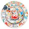 50 Cute Cartoon Animation Stickers for Suitcases, Motorcycles, and Helmets