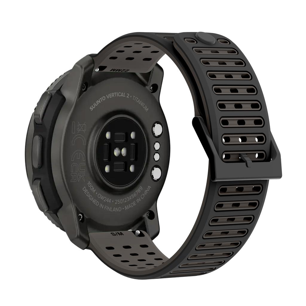 22mm Silikon-Armband für Suunto 5 9 Peak Pro/RACE S/Run/Ocean 1:1 Offizielles Uhrenarmband Für Suunto Vertical 2 Armband