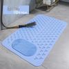 Eco-Friendly Non-Slip Waterproof Bathroom Mat, Solid Color Massage Mat