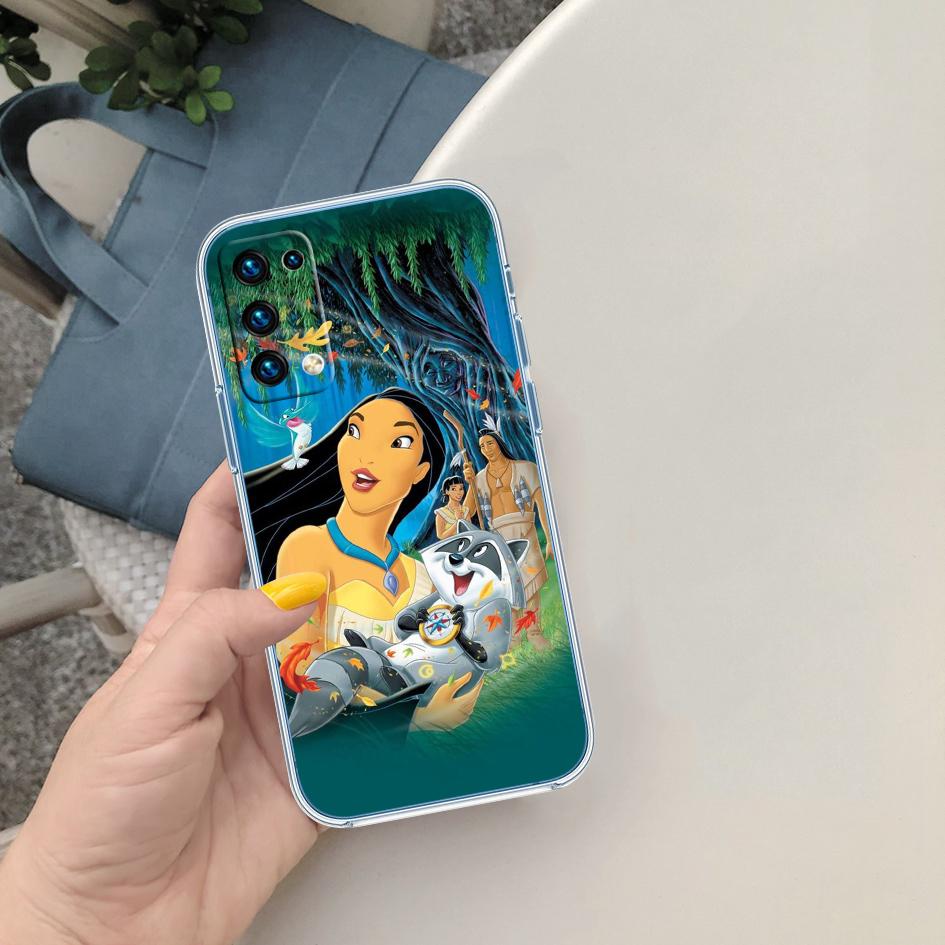 

CJ41 Disney Pocahontas Soft Shell Transparent Phone Case for Samsung Galaxy A04 A04S A14 A23 A34 A54 M23 M33 M52 M53 Galaxy A04