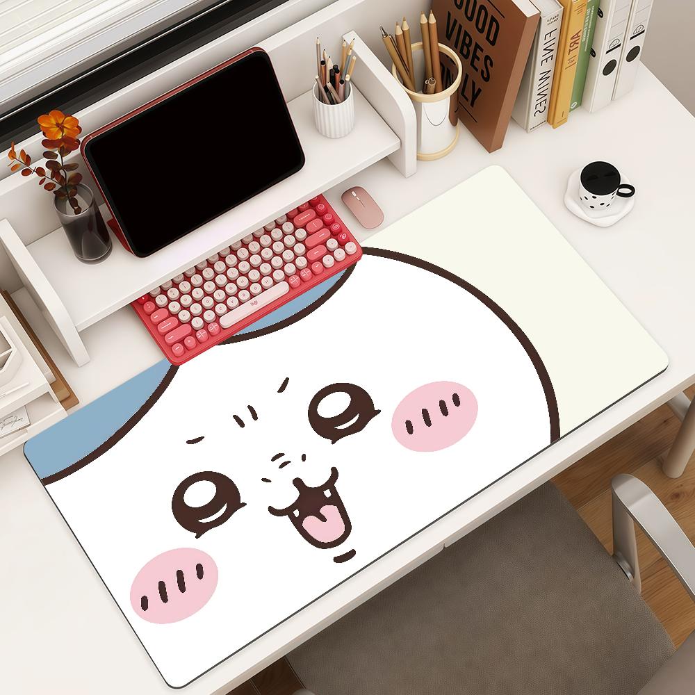 Cartoon Cute Cchiikawa Mouse Pad Square Office Gaming Desk Mat Waterproof Nonslip Rubber Decorative