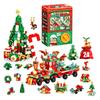 Christmas Building Set with Gacha Machine for Kids Party Favors