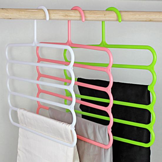 Hanger Non-Slip Space-saving 5 Layered Closet Hook for House Wives