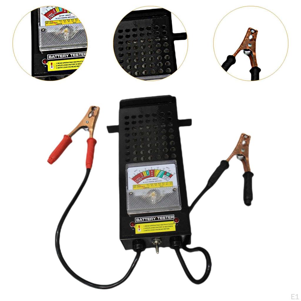 Automotive Battery Load Tester 6V 8V 12V with Voltmeter for Rvs Golf Carts