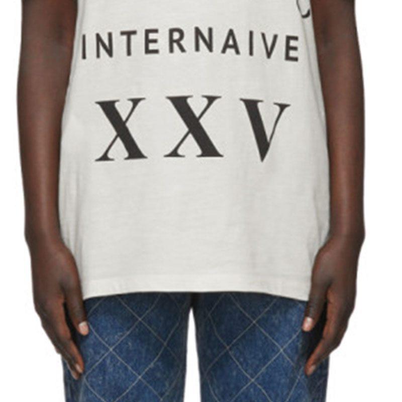 Previous Season "Guccy Internaive XXV" cotton T-shirt 492347X3P077561