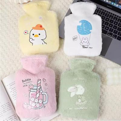 Kawaii Hot Water Plush Bag Cartoon Thick Hot Water Bags Hot Water Bottle Cute Warm Bag Small Portable Student Hand Warmer