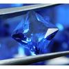 1.00 Carat 6x6 Natural Loose Gemstones Sapphire Square Shape Blue CERTIFIED Lot. Az-32404