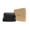 New COACH Cow Leather With Textile Messenger Bag, Shoulder Bag, Crossbody Bag Medium Men's Black CE534-SVO1U