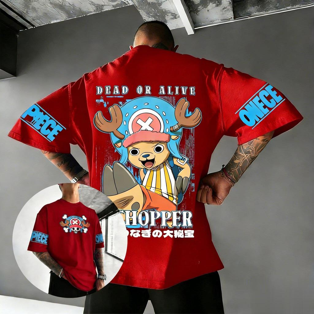 Unisex Chopper Graphic T Shirt Men Women 2026 Summer Cotton Short Sleeve Tee Cartoon Streetwear Loose Casual Top