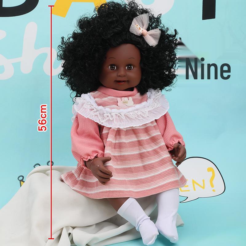 56cm Reborn Simulation Barbie Baby Doll Gift Set - Soft Gel Toy for Girls