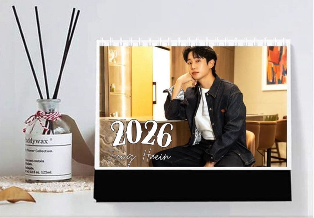 [Б/У] Чон Хэ Ин 2026 Новый настольный календарь Товары для корейских дорам  Это самая худшая любовь