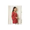 Gosriki WomenS Rayon Viscose Kurti, Stylish Fancy Tops For Women With Floral Print, Long Sleeve (Urit RedGs Red Large