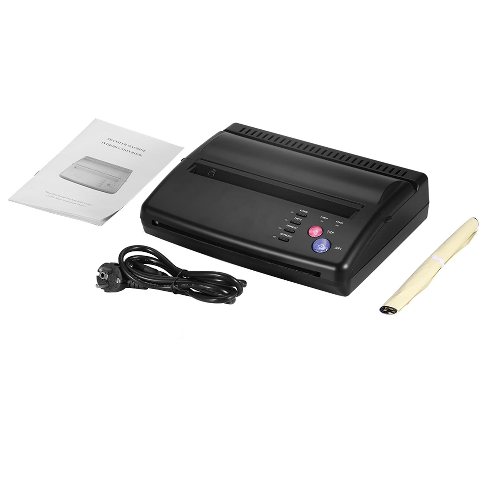 2 Типа Профессиональный Копир для Переноса Татуировок Термальный Принтер для Трафаретной Бумаги EU