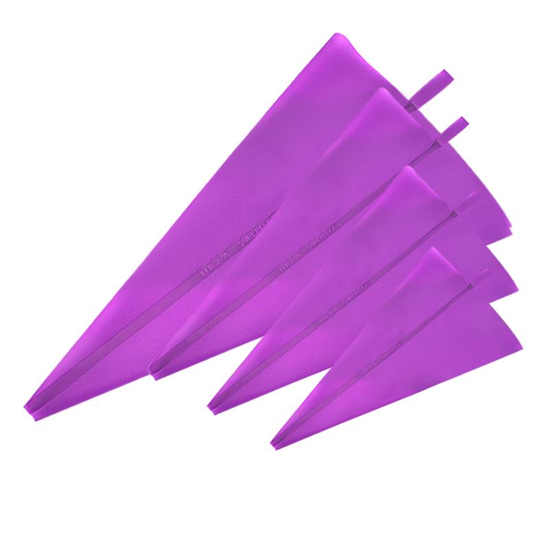 25 cm ~ 40 cm Silikonbeutel Süßigkeiten für Gebäck Eva/Tpu Backzubehör Kuchendekorationswerkzeuge Wiederverwendbare Spritzbeutel Küche Reposteria