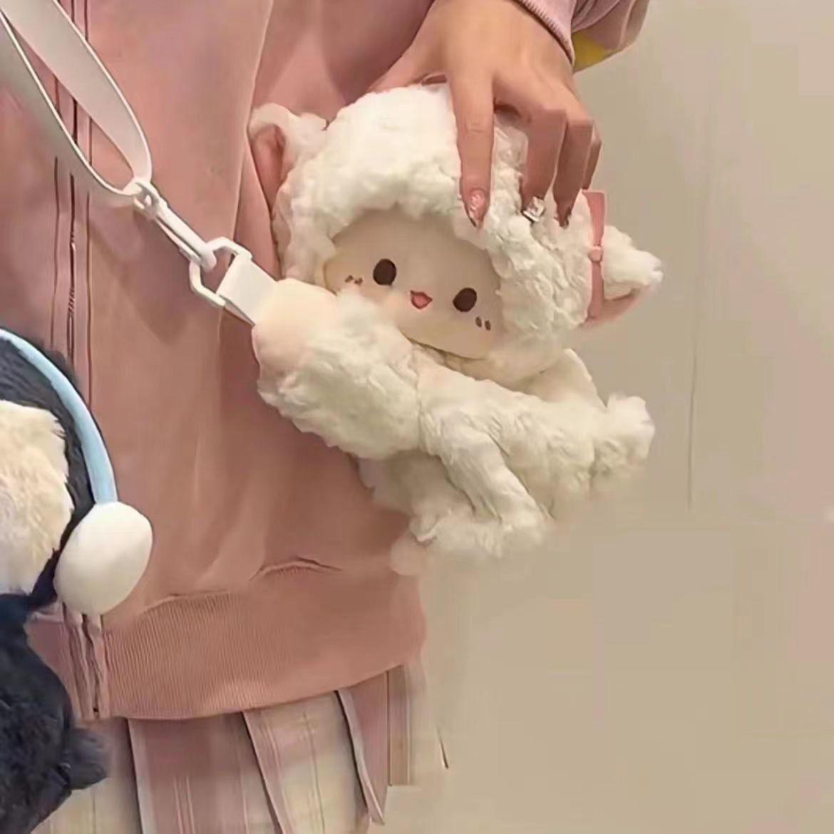 

Cute Plush Penguin Crossbody Schoolbag - Cartoon Animal Backpack Pouch
