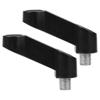 2pcs 0.4in M10 Motorcycle Mirror Riser Spacers Extension Adapter Universal Accessory