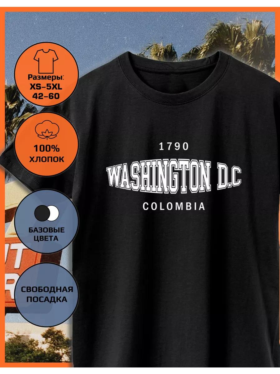 T-shirt with the print of the city of America Washington S