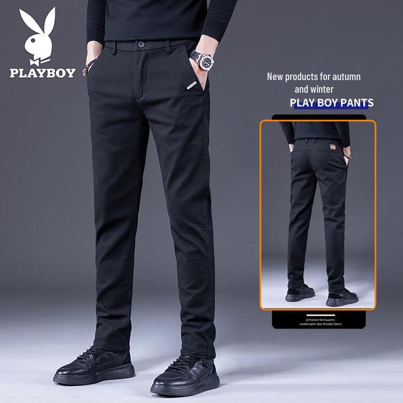 Playboy Men s Straight Fit Casual Pants 38