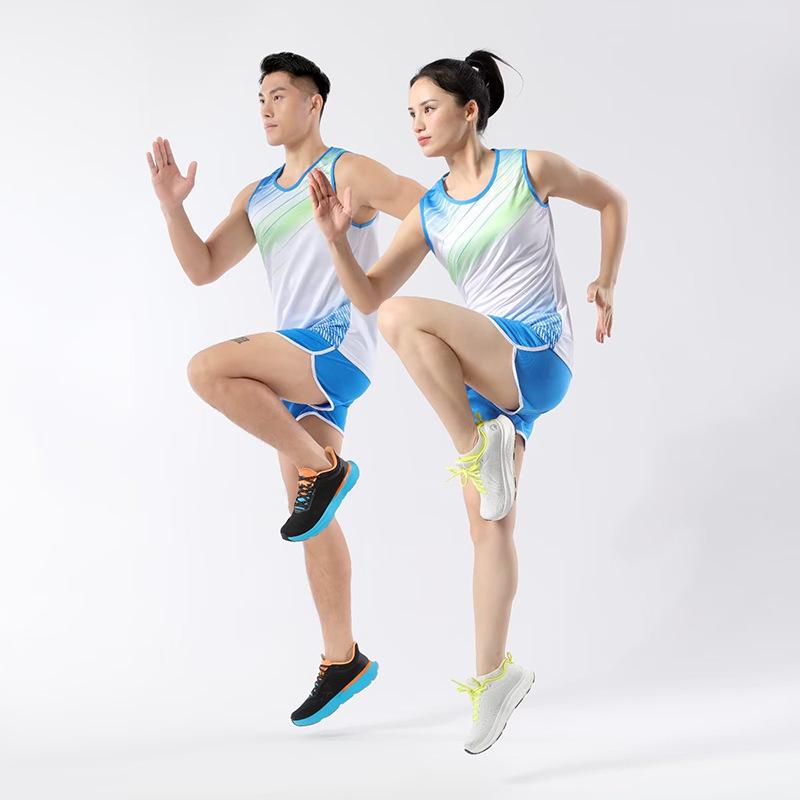 Uniformes de Equipo de Atletismo con Impresión Personalizada - Conjuntos Deportivos para Competición de Maratón para Hombres y Mujeres