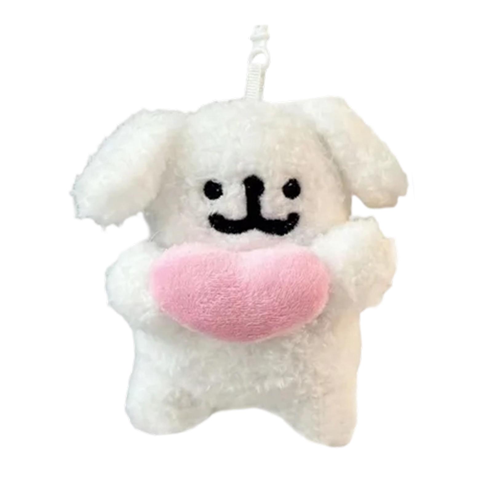 

Furry Line Heart-shaped Puppy Car Gear Knob Decoration; Interior For Turn Signals And Windshield Wipers One Size белый