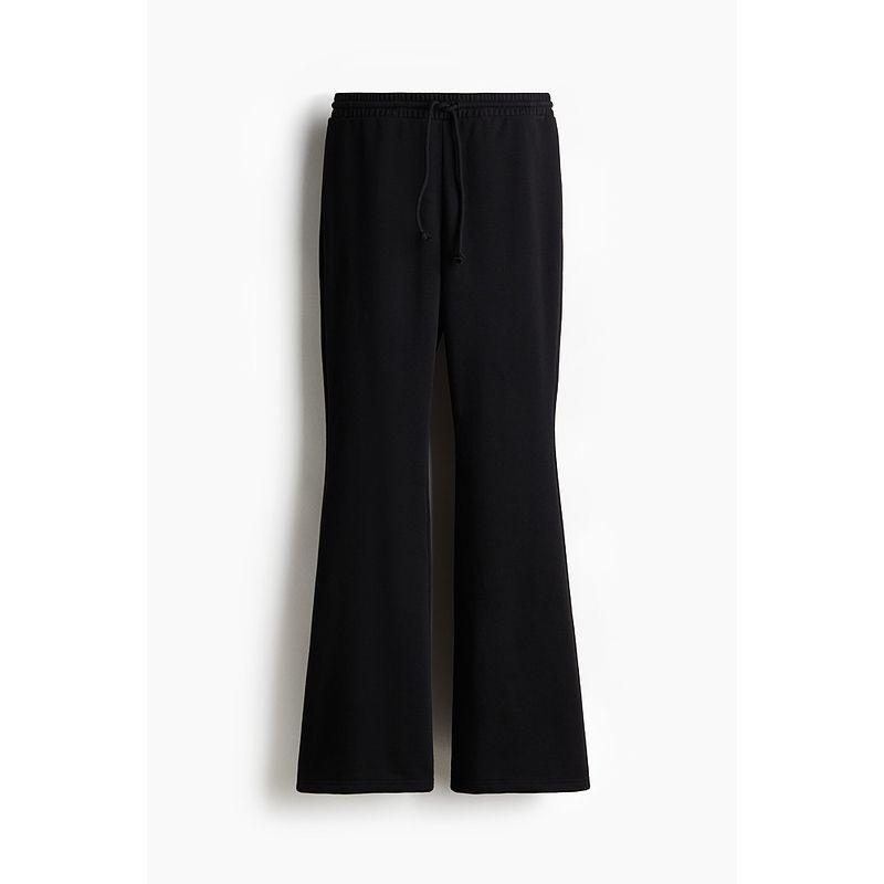 

HM Women s Clothing Fall 2025 New Arrival Low Waist Casual Bootleg Pants 1261223 Black 165/80(M)