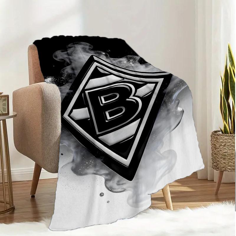 Coperta Borussia Verde Nera Leggera Coperta Ideale per il Letto Perfetta per Viaggi, Campeggio, Soggiorni, Uffici, Divani, Regalo di Natale per Fan