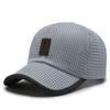 Summer new large mesh baseball cap flip hemming sun hat breathable sun hat trendy men's cap