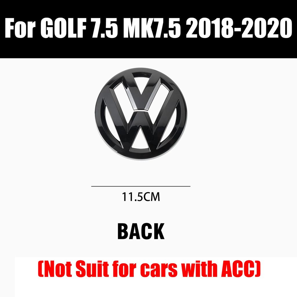 For VW VOLKSWAGEN New Non-destructive Car Front Radiateor Badge Stickers Rear Trunk Lid Badge Decal For Volkswagen Golf 7.5 VW M