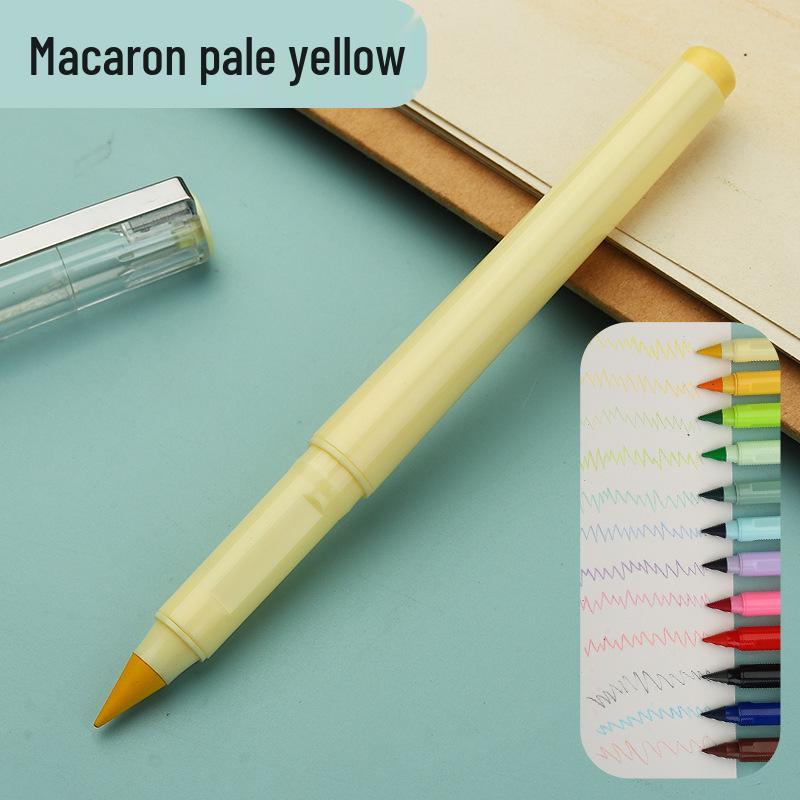 Erasable Posture Correcting Eternal Pencil - 12 Colors, No Sharpening Needed, Durable Lead, Perfect for Kids' Drawing.