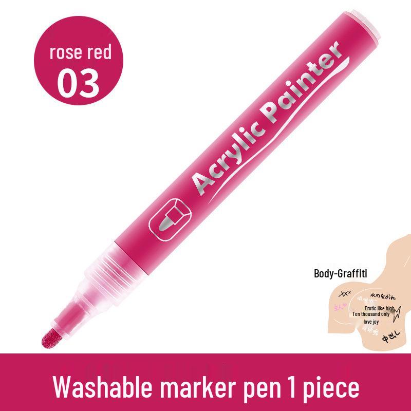 Couple's Erotic Graffiti Body Marker: DIY Erasable Pen for Intimate Body Art