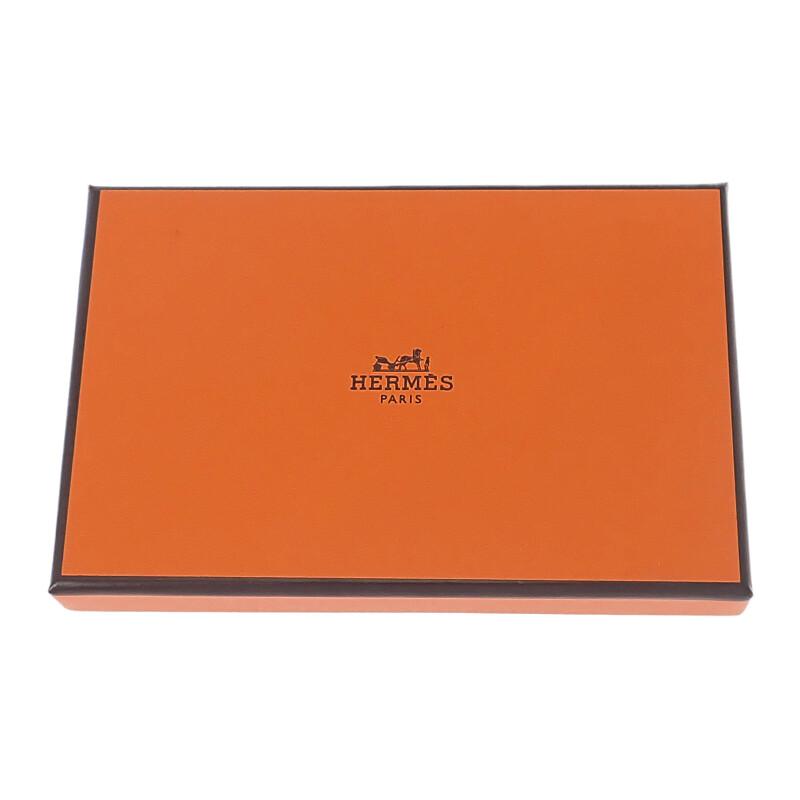 HERMES   Card Case gray/Grimist mens