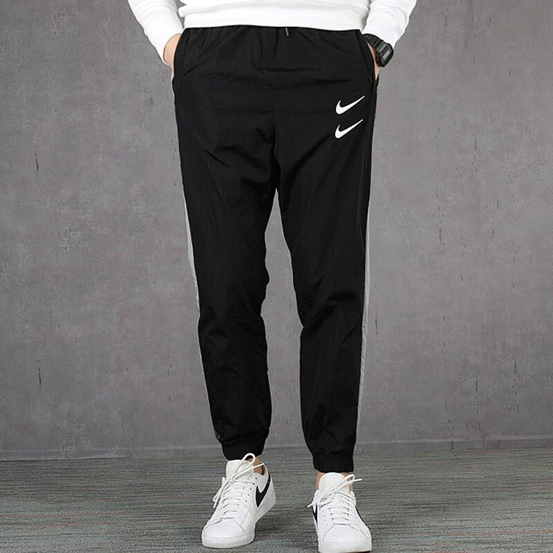 Nike Woven Jogger Casual Knit Sports Pants Men Bottoms Black CJ4878-010