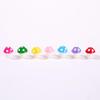 Resin Miniature 6-Color Mushroom Ornaments for DIY Jewelry and Micro Landscapes