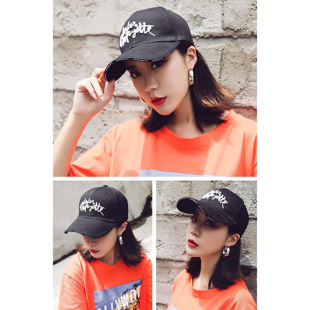 Men Women Baseball Cap All-matching Cotton Sun Hat for Outdoor Sports