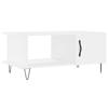 VidaXL Coffee Table White 90x50x40 Cm Engineered Wood 829484