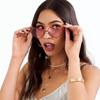 Lunettes de soleil Quay Heartbreaker pour femmes UV400 Designer Mode Rétro Lunettes Douces pour Dames Lunettes de Soleil Sexy Femme