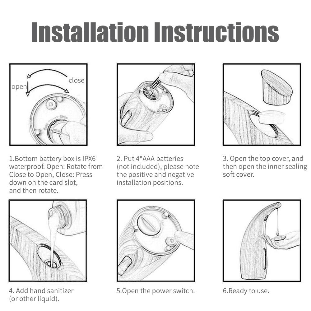 9 Colors Automatic Smart Sensor Soap Dispenser Hand Sanitizer Reservoir Convenient Hand Sanitizer