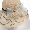 Summer Hat Ladies Sunscreen Hat Elegant Mother Organza Sunshade Hat Sun Hat Bucket Hat