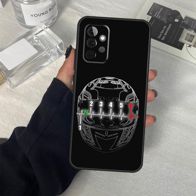 Motorrad-Gangschaltung Hülle Für Samsung Galaxy A13 A23 A33 A53 A17 A06 A16 A56 A36 A54 A34 A14 A52 A32 A15 A35 A55