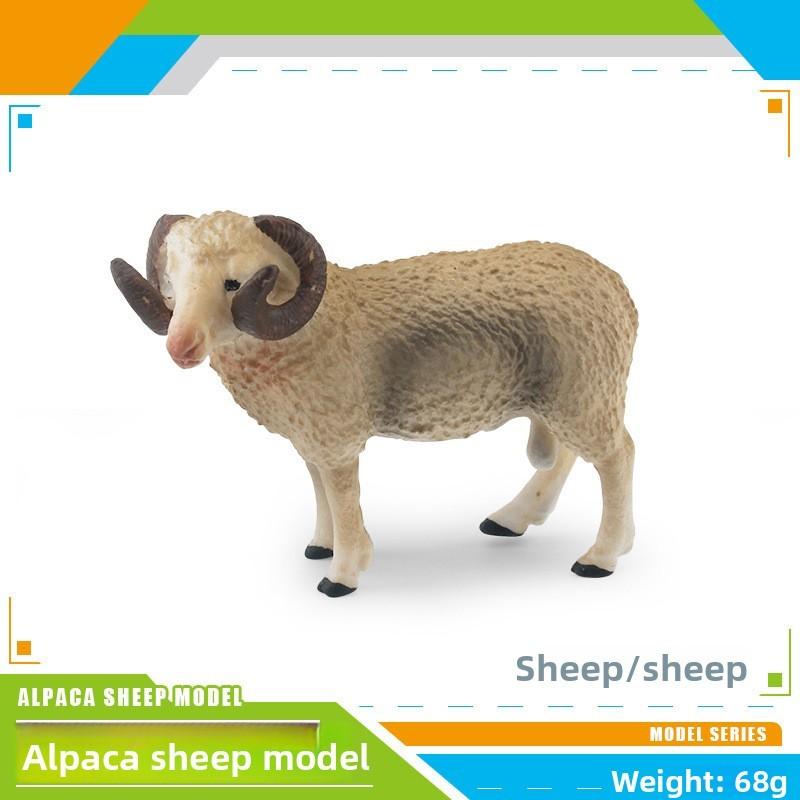 Farm Animal Pvc Figurines Collection For Home Decor With Sheep Alpaca Ram And Goat